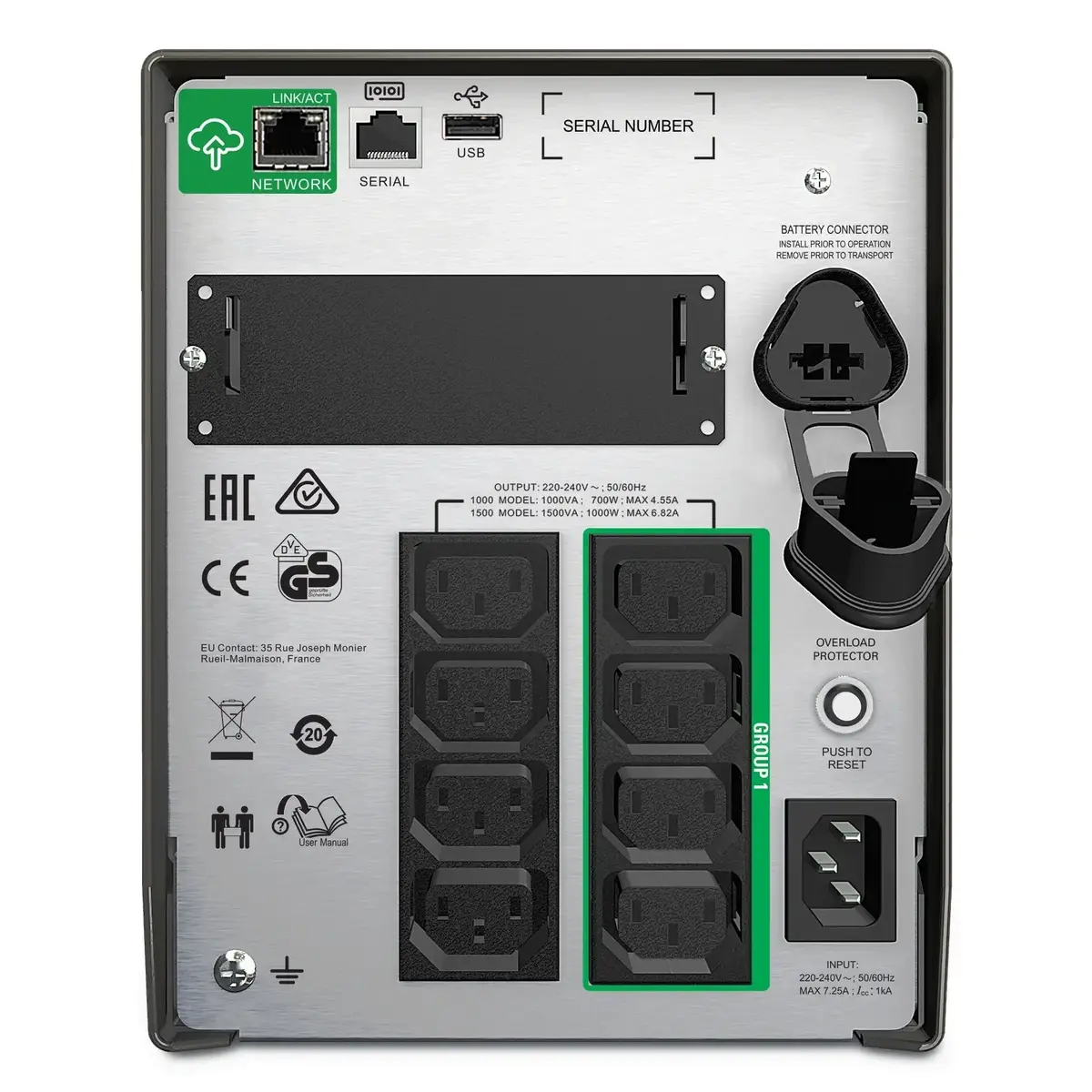 APC Smart SMT1000IC UPS 1000VA 600W Photo 2
