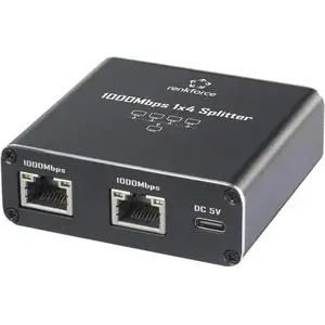 Network switch Renkforce RF-GES-400 4-port with USB power