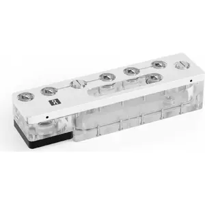 Distro Plate Alphacool Apex North XL D5/DDC White — distribution plate for custom water cooling, compatible with D5 and DDC pumps