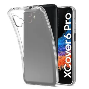 Protective back case Riff for Samsung Galaxy Xcover 6 Pro, transparent, 0.5 mm