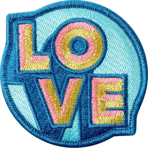 Badge LAUT MAGMOJI Aqua/Yellow fabric plush badge, 1 pc
