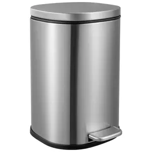 Pedal Bin Baltic Aqua 9145265, 5 L, Chrome, Soft-close Lid