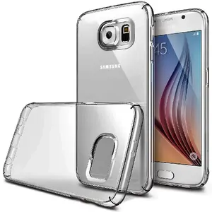 Aizmugures vāciņš Riff priekš Samsung Galaxy S6 G920 sudraba ar rāmi — aizsargājošs vāciņš