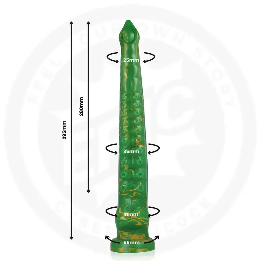 Dildo EPIC DILDO HYLOS GREEN FLASH Photo 2