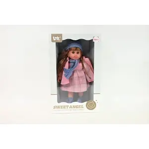 Lelle Artyk 38 cm ar mēteli — mīkstā rotaļlieta 38 cm