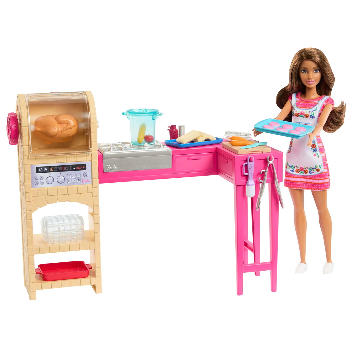 BARBIE Leļļu un virtuves komplekts Draudzības