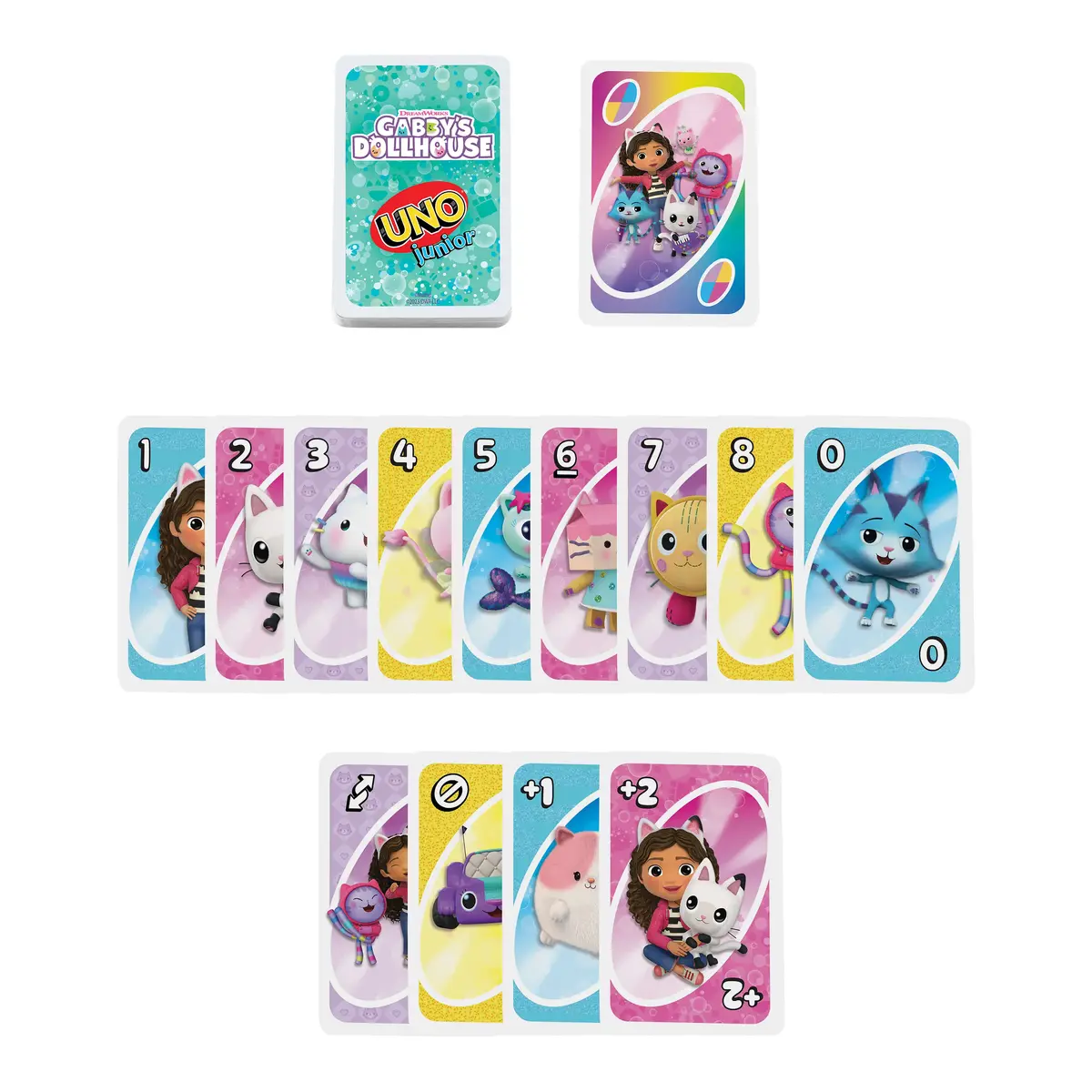 Карточная игра MATTEL UNO Junior Gabby’s Dollhouse Photo 4