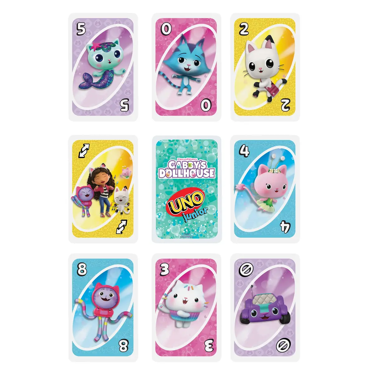 Карточная игра MATTEL UNO Junior Gabby’s Dollhouse Photo 6