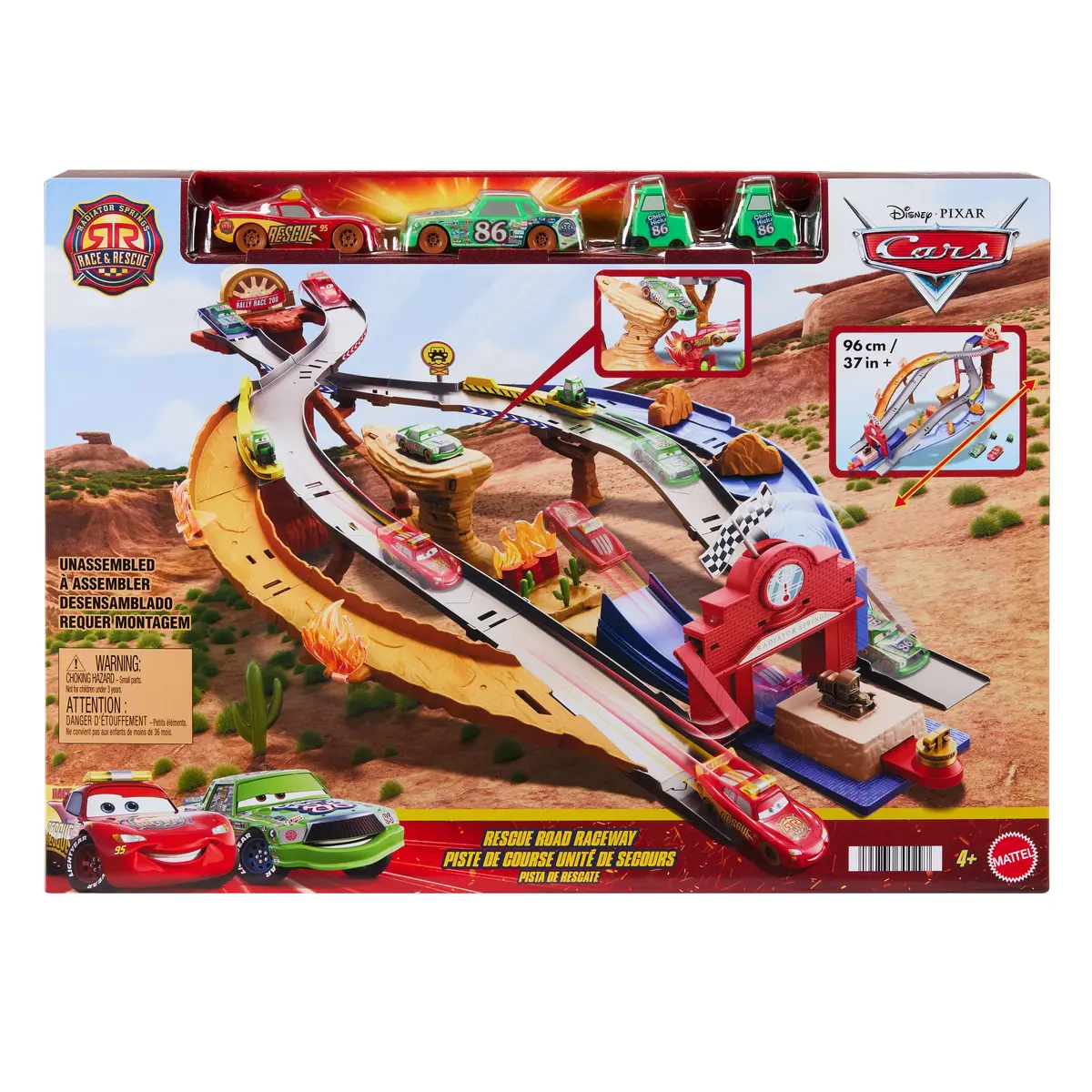 Набор автомобилей и трека Mattel Disney Pixar Cars Радиатор Спрингс Гонка и Спасение Photo 6