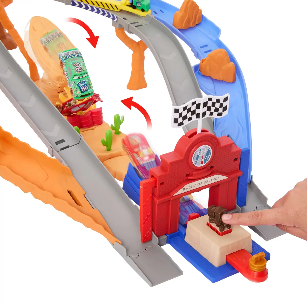 Набор автомобилей и трека Mattel Disney Pixar Cars Радиатор Спрингс Гонка и Спасение Photo 8