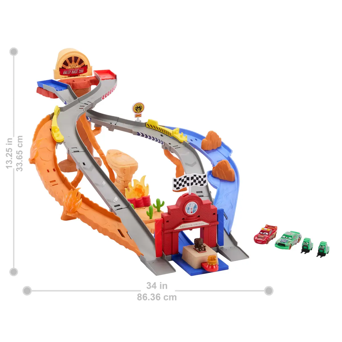 Набор автомобилей и трека Mattel Disney Pixar Cars Радиатор Спрингс Гонка и Спасение Photo 9