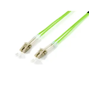 Fiber optic patch cable EQUIP LC–LC OM5 10 m, 50 µm core, full duplex