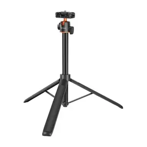 Трипод для смартфона Puluz PU730B 1,4 м с селфи-палкой — регулируемая высота, держатель для телефона