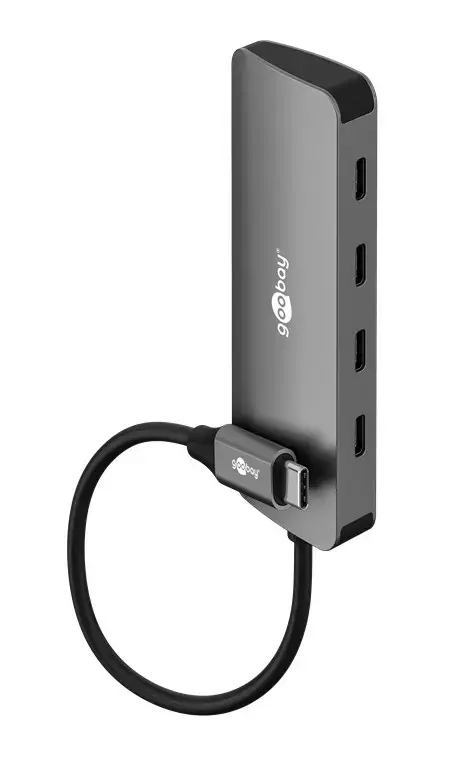 USB‑хаб GOOBAY 76565 Slim — 4 порта USB‑C Photo 2