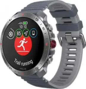 Спортивные часы Polar Grit X2 Pro с чёрным силиконовым ремешком