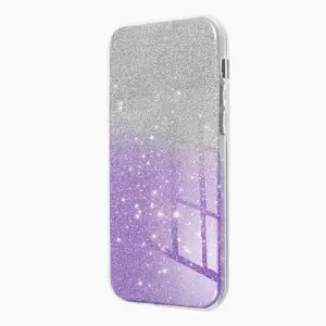 Jelly silikona maciņš Riff Samsung Galaxy S7 G930 — violets ar mirdzumu