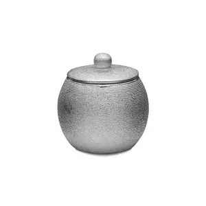 Container for cotton pads RIDDER Lucida ceramic with lid
