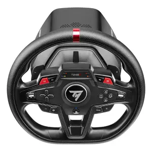 Steering wheel and pedals Thrustmaster T248R Black — USB, hybrid drive, force feedback, LCD display, leather wheel