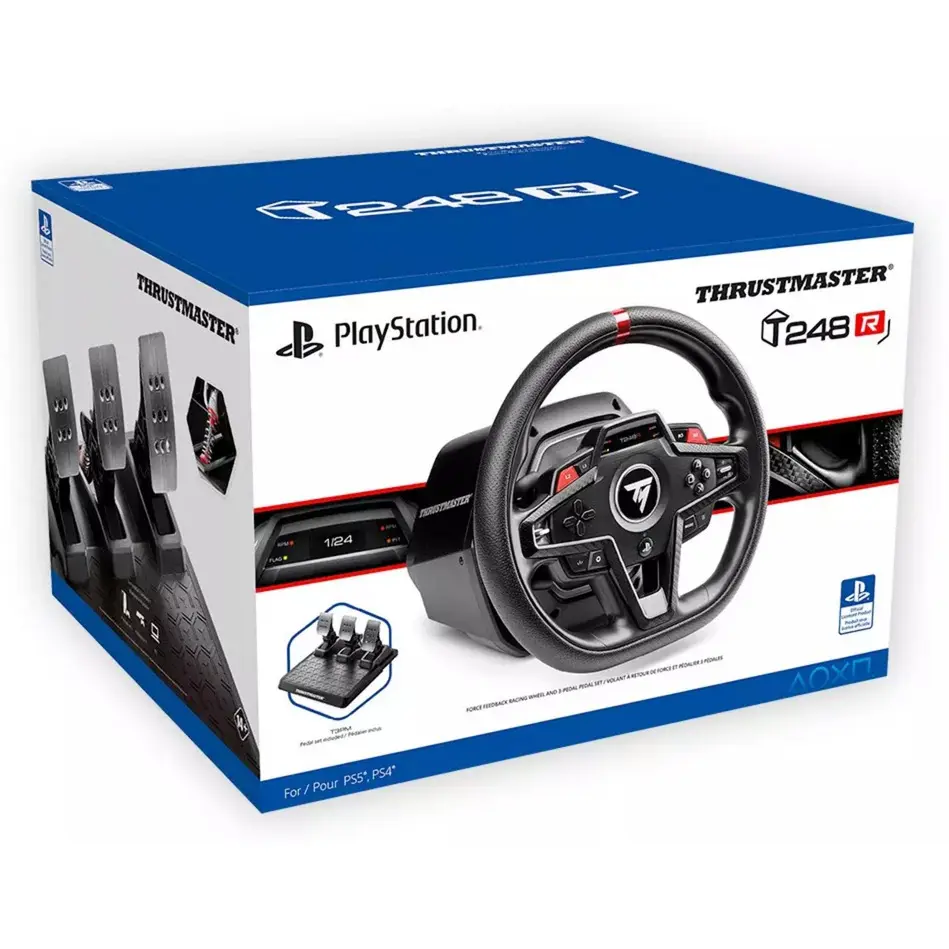 Thrustmaster T248R steering wheel and pedals Photo 10