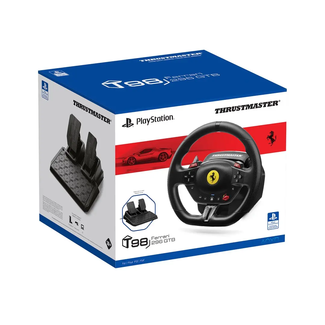 Steering wheel + Pedals Thrustmaster T98-P FERRARI 296 GTB Photo 11