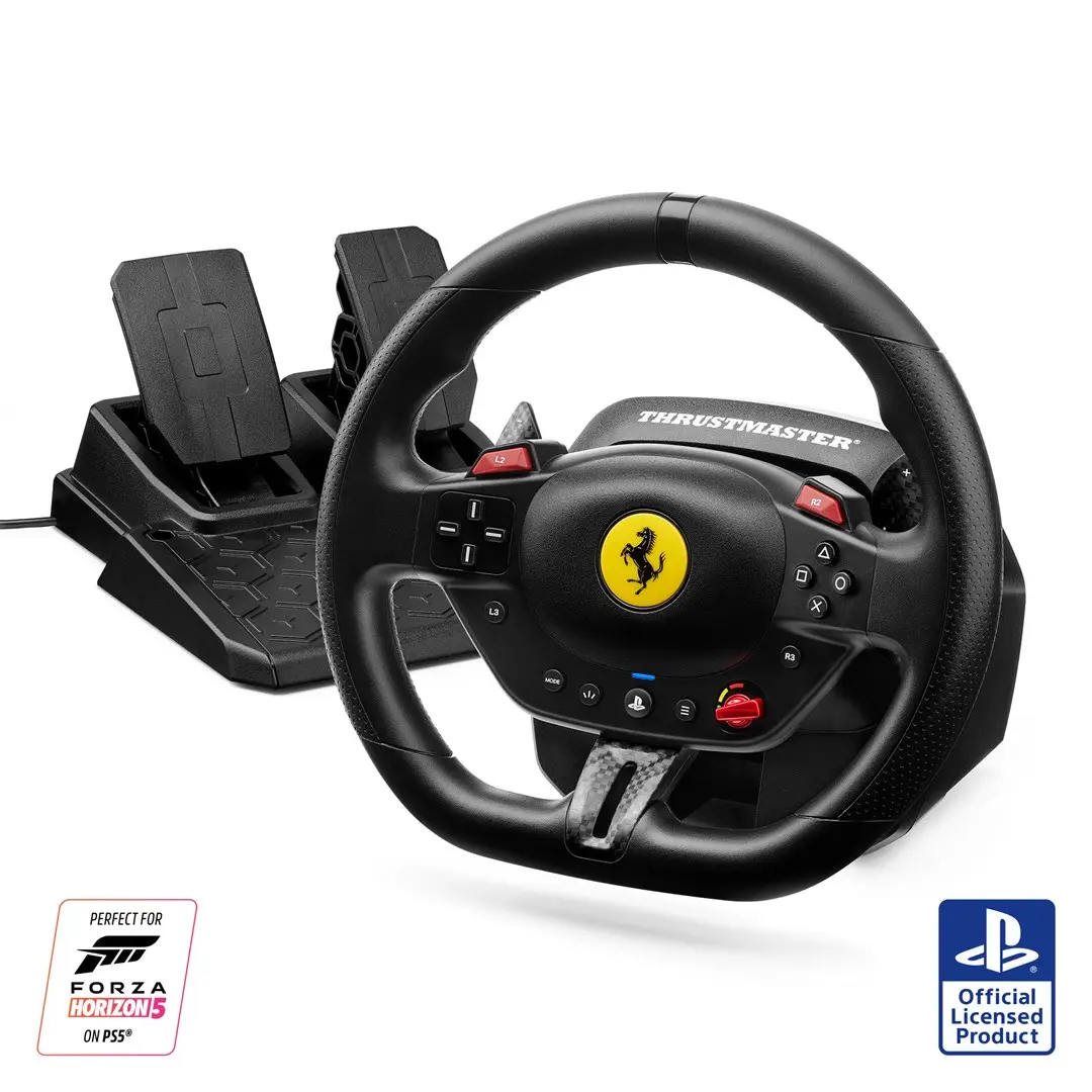 Steering wheel + Pedals Thrustmaster T98-P FERRARI 296 GTB Photo 12