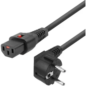 Power cord MicroConnect MC-SCHC13-1 Schuko CEE 7/7 male to IEC C13, 1.0 m