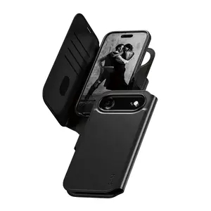 Wallet Cover Case PanzerGlass CARE Tango 2-in-1 with MagSafe for iPhone Air — Black