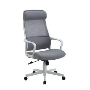 Domoletti MC-1088E biroja krēsls ar baltu rāmi