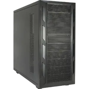 Datora korpuss INTER-TECH 88887382 Micro Tower melns — Micro Tower, atbalsta ATX/EATX/SSI EEB/Micro ATX/Mini-ITX, 7×3.5", 2×2.5", 10×5.25", 2×USB 3.2