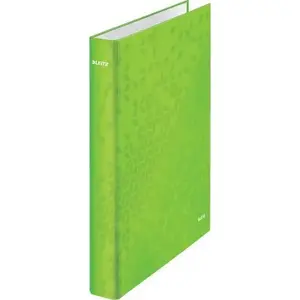 4-ring A4 binder LEITZ Wow — 40 mm spine, green