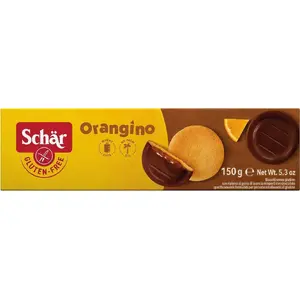 Cepumi Schar Orangino Chocolate — bez glutēna šokolādes, 150 g