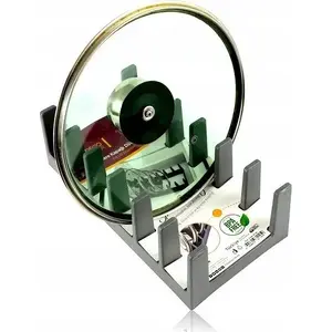 Kitchen Lid Organizer Triton 811459 — vertical pot and pan lid storage rack