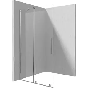 Dušas siena walk-in deante KTJ_034R 140 cm bīdāma, vienas stikla ailes paneļa