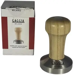 Portafilter Tamper Gaggia 58 mm with Beechwood Handle 58mm