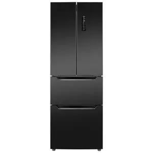 Side-by-Side Refrigerator Bomann KG 7361 IX — 320 L, NoFrost, LED display, Black