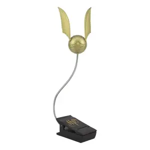 Galda/klipša lampa Paladone Clip Light Harry Potter Golden Snitch PP5555HPV4, dekoratīva nakts gaisma