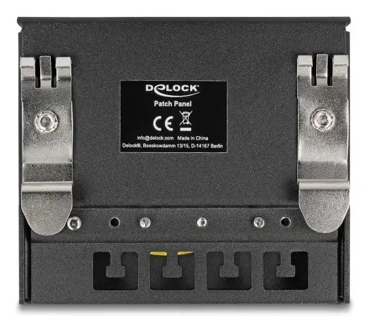 DELOCK Mini Desktop RJ45 4-port Cat.6A patch panel Photo 4