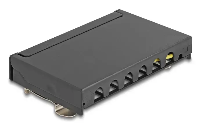 DELOCK Mini Desktop Patch Panel RJ45 6-port Cat.6A Photo 2