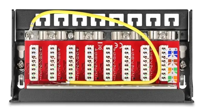 DELOCK Mini Desktop Patch Panel RJ45 8 porti Cat.6A Photo 3