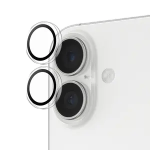 PanzerGlass Hoops kameras lēcas aizsargstikls Transparent priekš Apple iPhone 17, iPhone 16 un iPhone 16 Plus