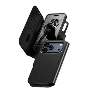 Защитный двусторонний кошелёк-чехол PanzerGlass CARE Feature Case Tango с MagSafe для iPhone 17 Pro Max, чёрный