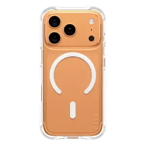 Vāks PanzerGlass CARE by ® Fashionable Case Samba Transparent w. White MagSafe iPhone 17 Pro