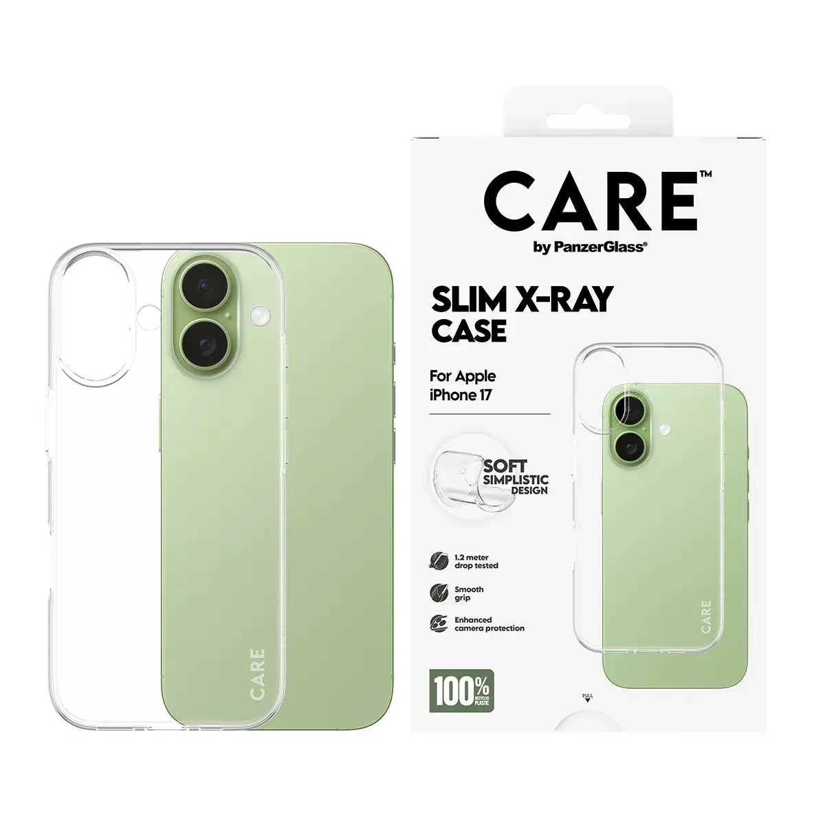 PanzerGlass Fashionable Case Transparent X-Ray for iPhone 17 Photo 2