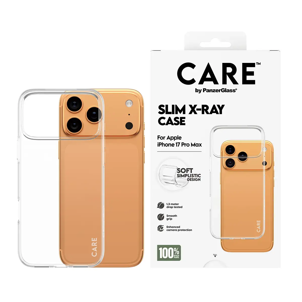 PanzerGlass CARE Case Transparent X‑Ray for iPhone 17 Pro Max Photo 2