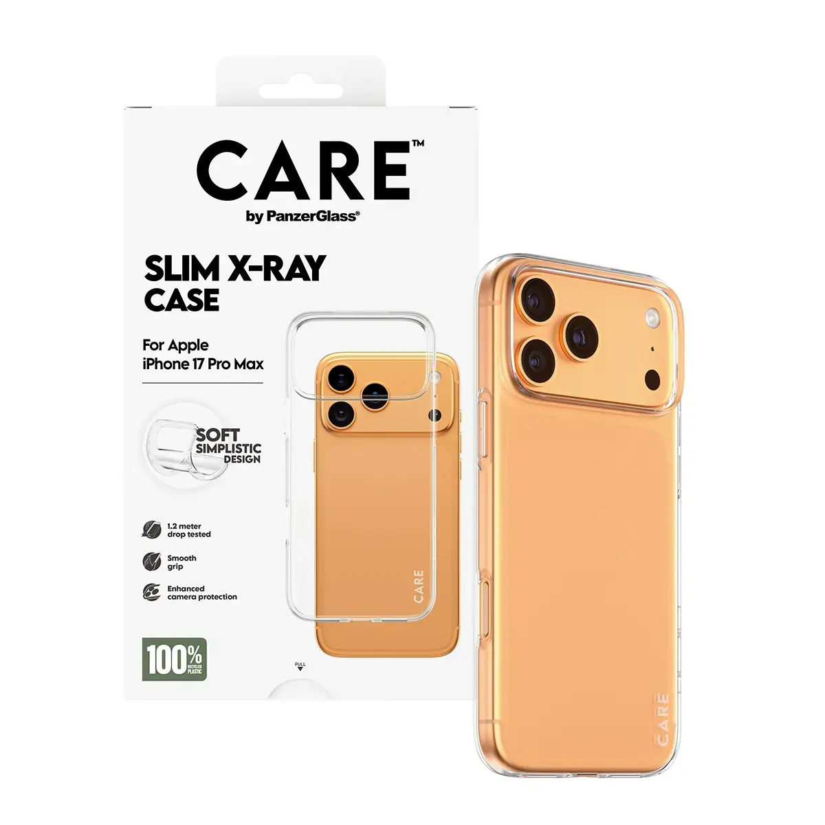 PanzerGlass CARE Case Transparent X‑Ray for iPhone 17 Pro Max Photo 5