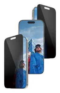 Защитное стекло PanzerGlass 2-Way Privacy для iPhone 17 Pro — Ultra-Wide Fit, закаленное стекло, фильтр приватности, FASTFIT