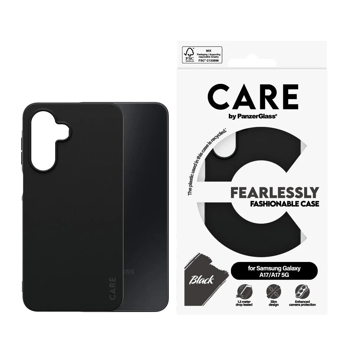 PanzerGlass CARE by TPU mobilā tālruņa
