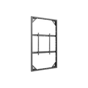 Multibrackets M Pro Series Enclosure 85 Wall Slim Large Black Steel Landscape Portrait