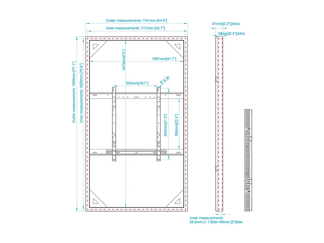 Multibrackets M Pro Series Enclosure 85 Photo 15