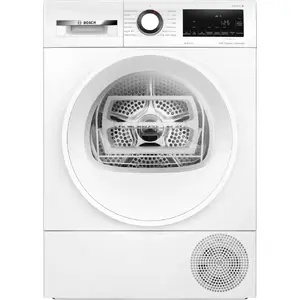 Condenser Clothes Dryer Bosch WQG145APPL 9 kg Heat Pump, 14 Programs, LED Display, White